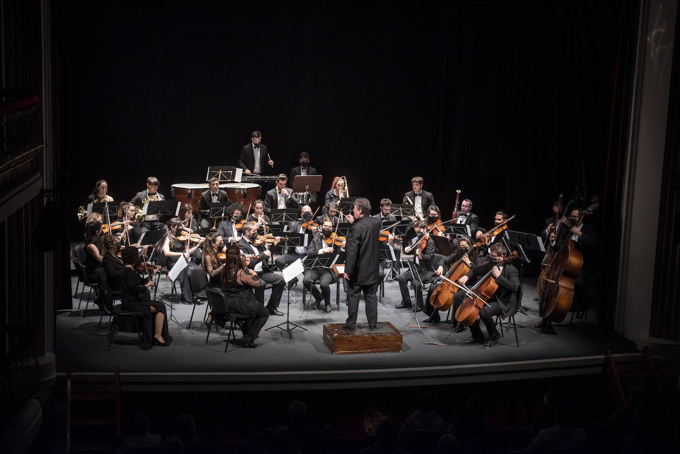 Concierto de anoche en el teatro segoviano.