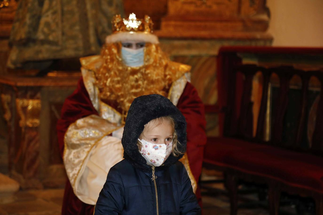 Los Reyes reciben las cartas de los niñosde la comarca de Peñafiel.