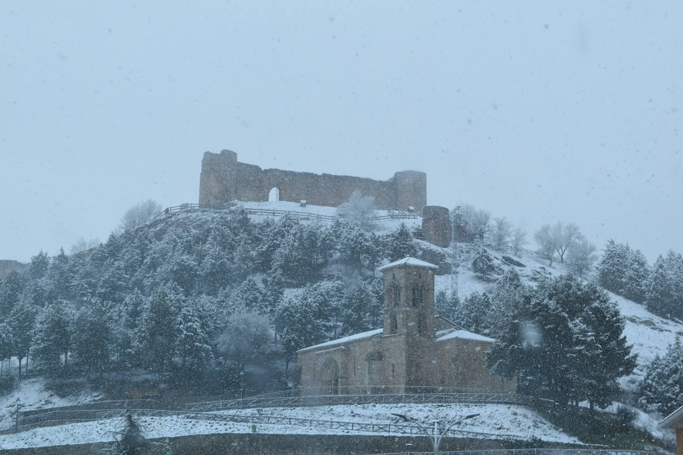 Fotos: Nevada en Aguilar de Campoo