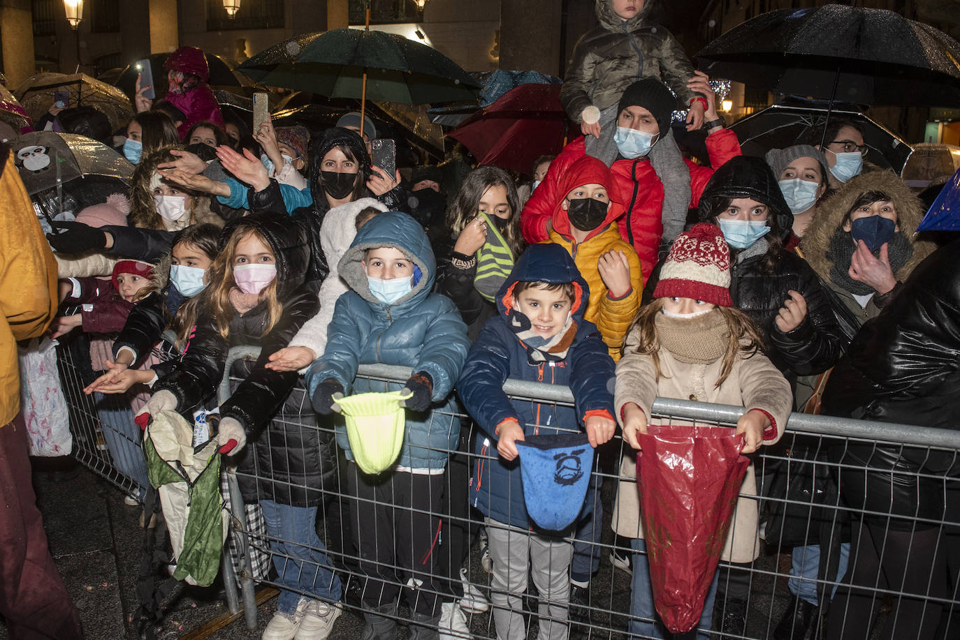 Los Reyes Magos, a su paso por Segovia.