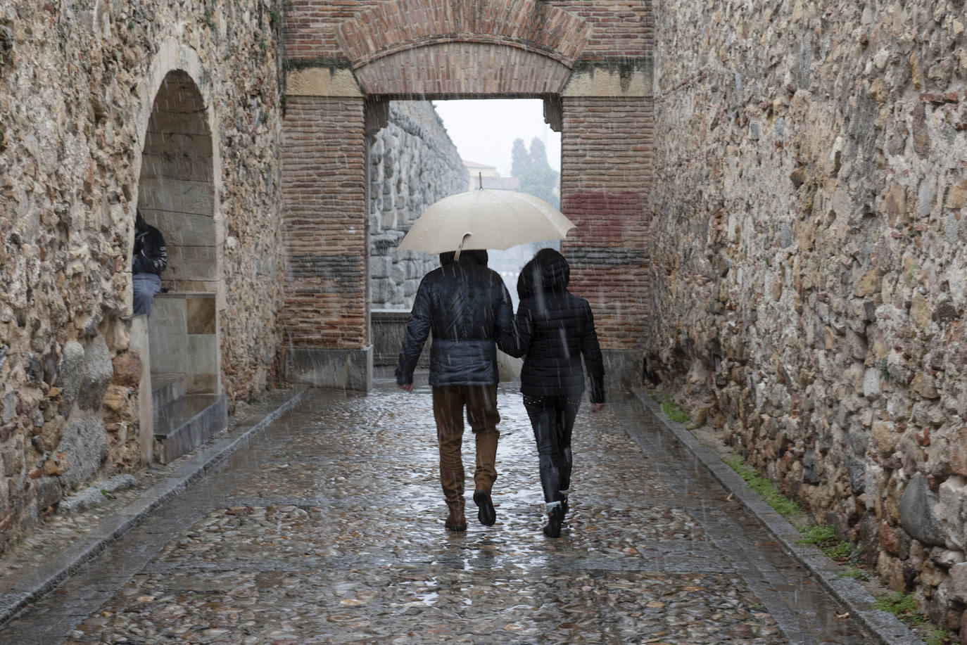 Nevada este miércoles enn la provincia de Segovia.