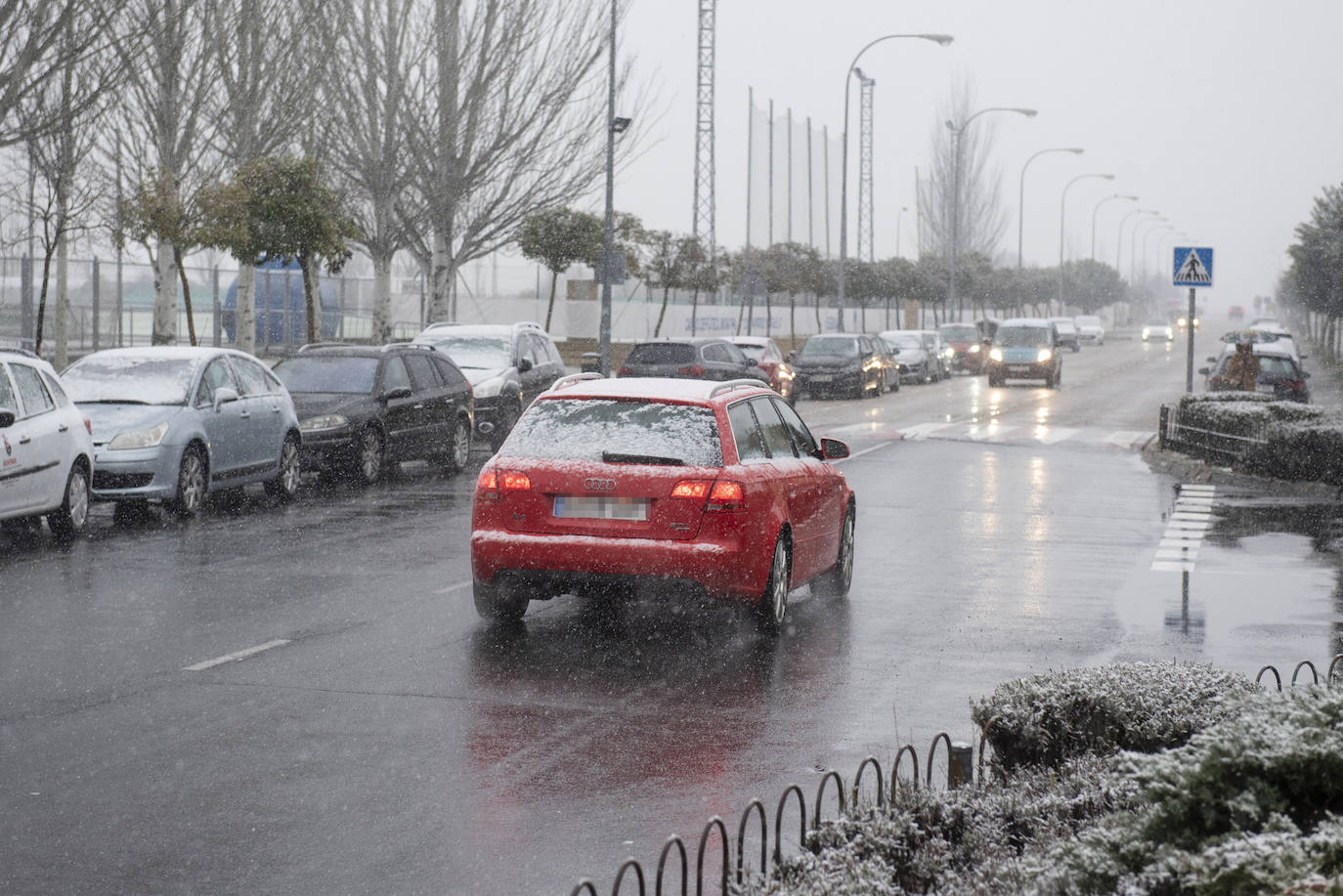 Nevada este miércoles enn la provincia de Segovia.