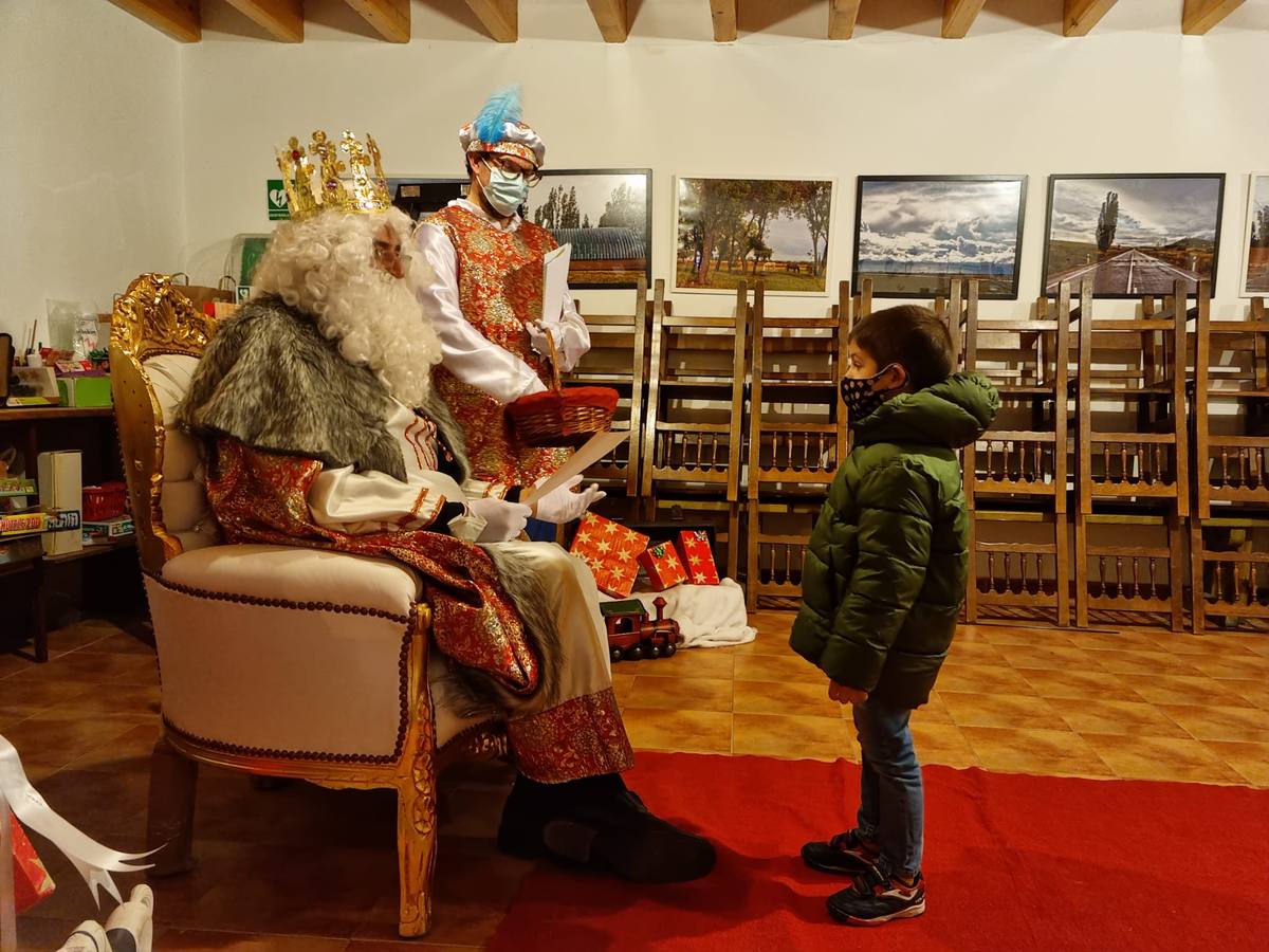 Visita del rey Melchor a San Pelayo.