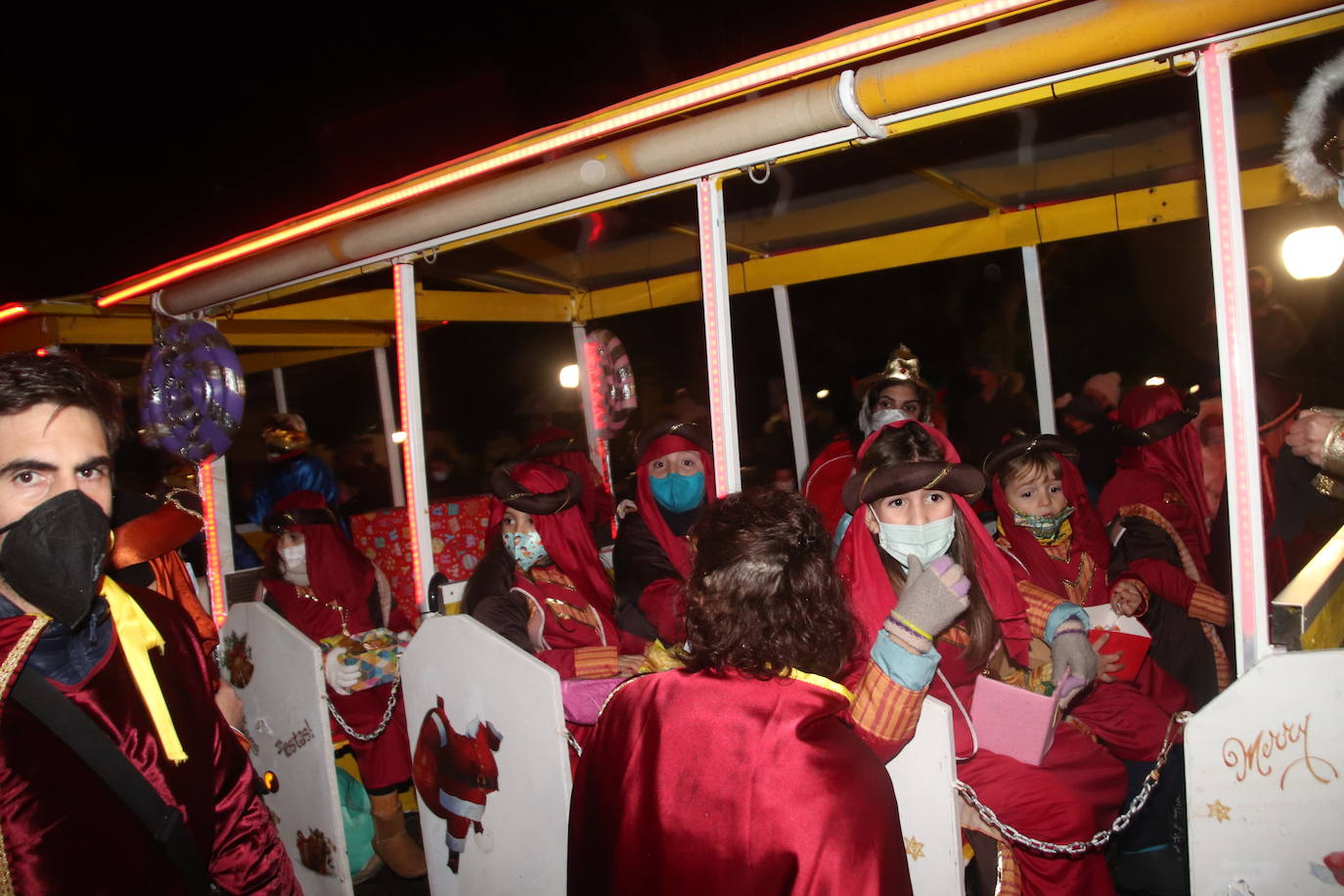 Los Reyes Magos, en varios puntos de Segovia.