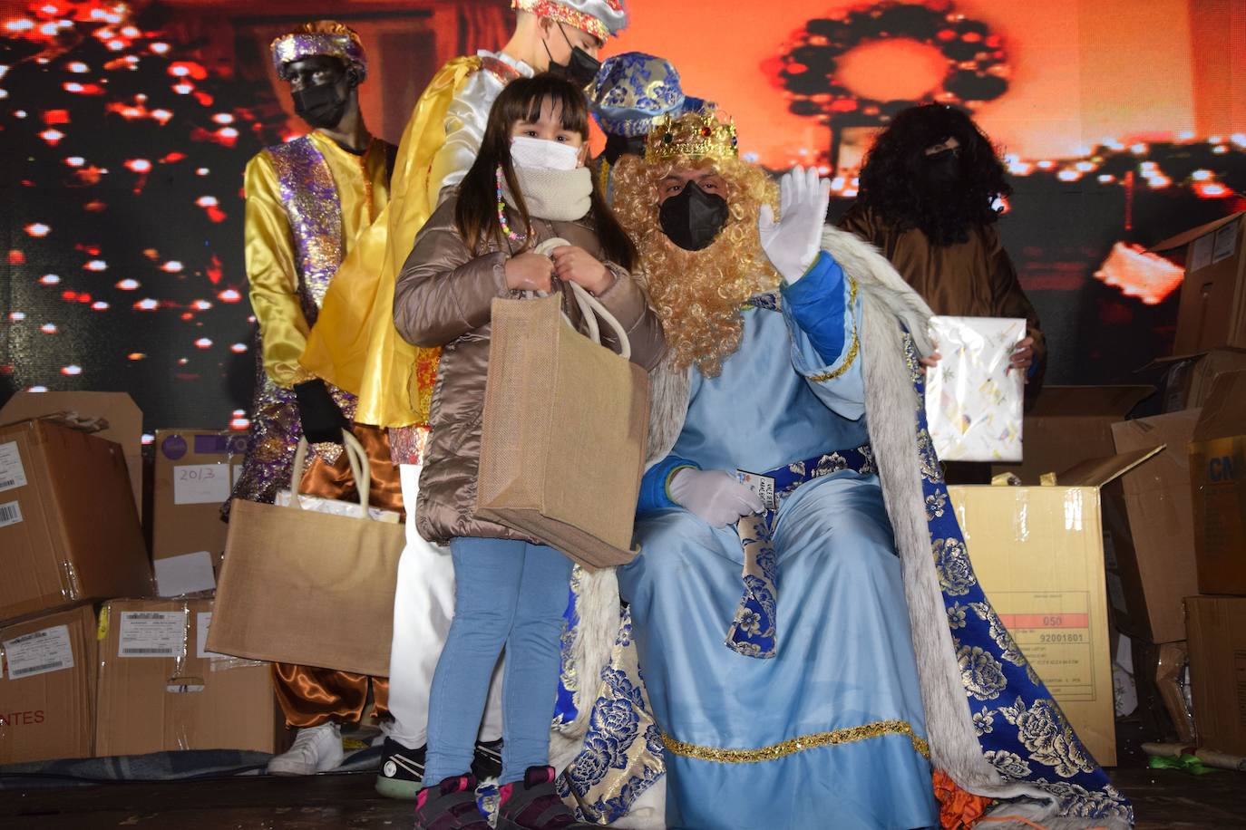 Fotos: Recepción de los Reyes Magos en Velilla
