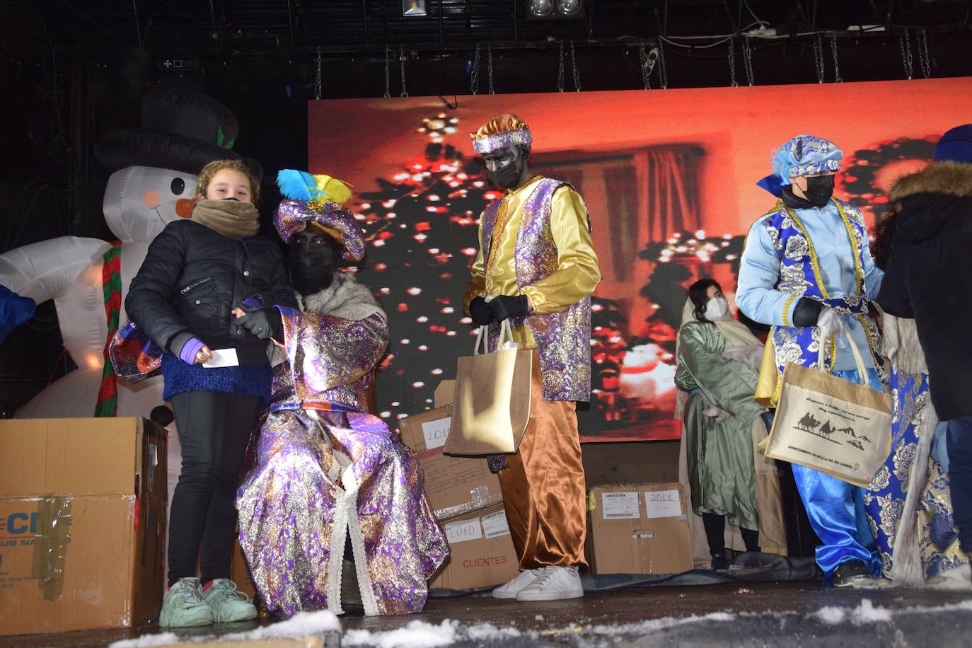 Fotos: Recepción de los Reyes Magos en Velilla