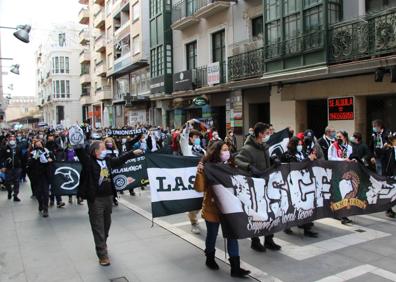 Imagen secundaria 1 - Histórica invasión unionista en Zamora con unos 1.200 seguidores en las gradas