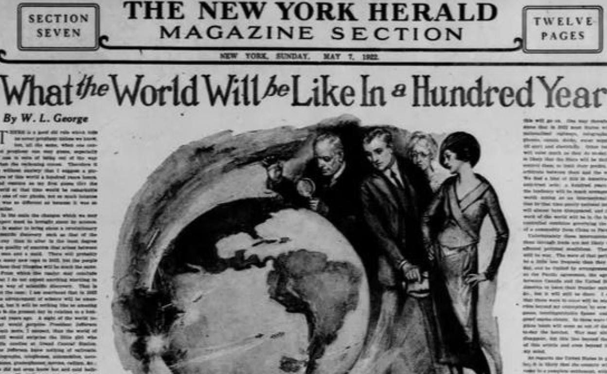 Artículo publicado en 'The New York Herald' en mayo de 1922. 