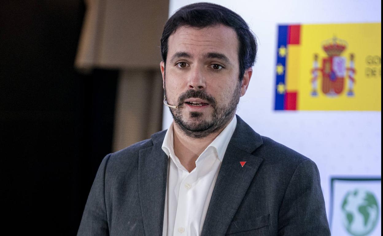 El ministro de Consumo, Alberto Garzón.