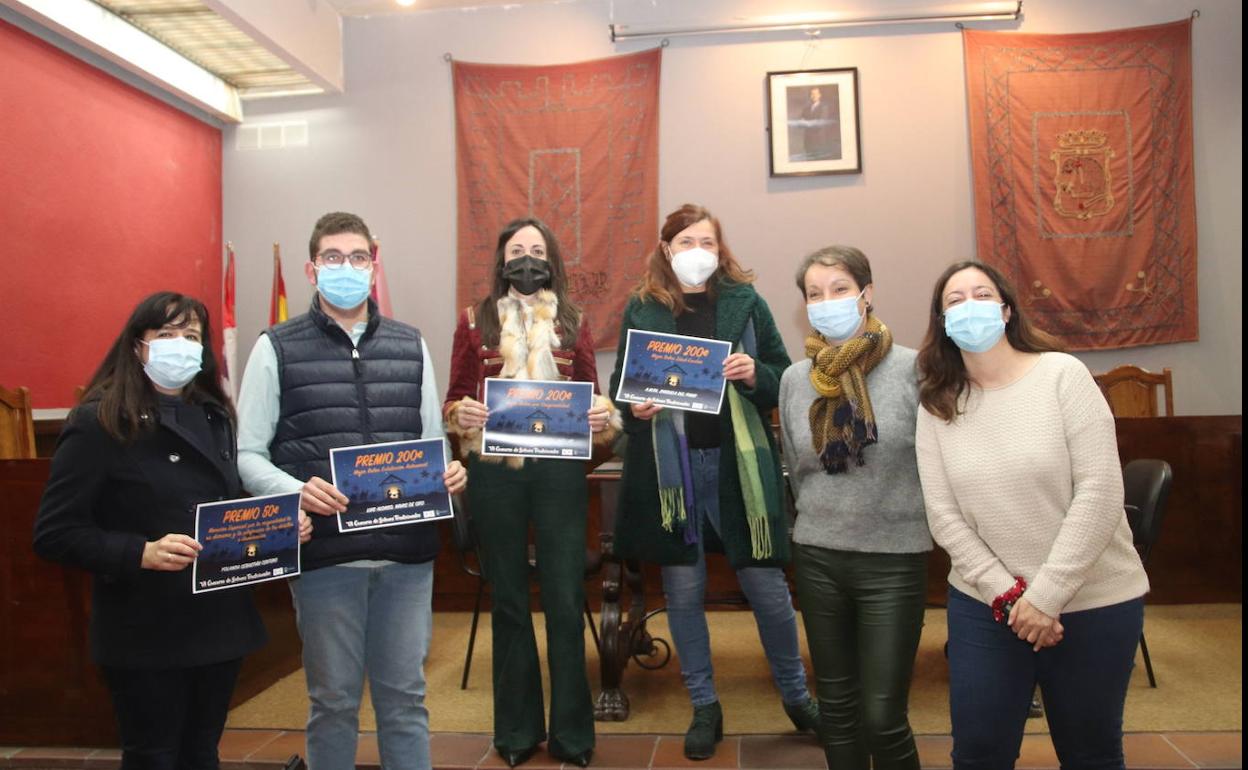Ganadores de las categorías del concurso de belenes.