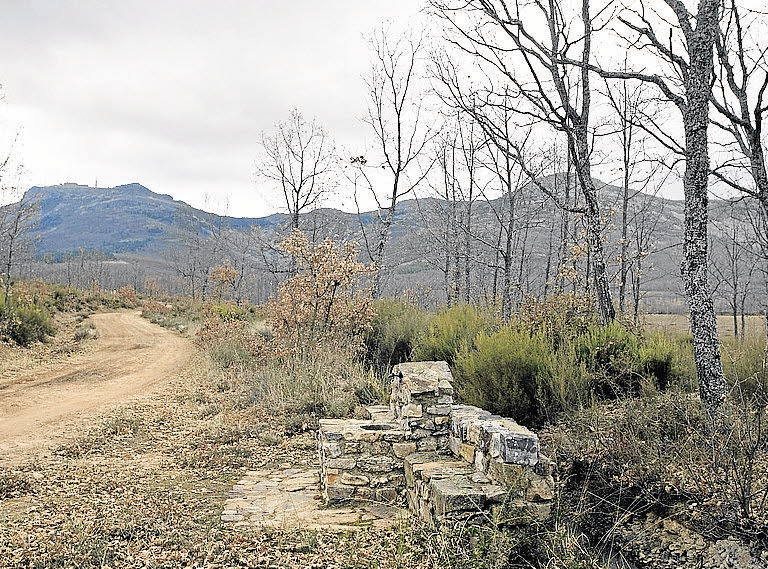 Camino a la Peña de Francia desde El Cabaco. 