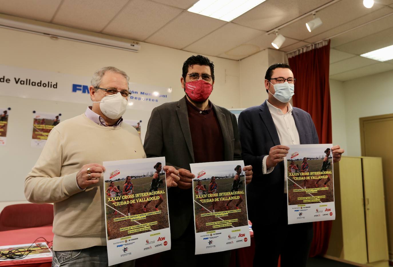 Gaerardo García Alaguero, Albertos Bustos y Javier González. 