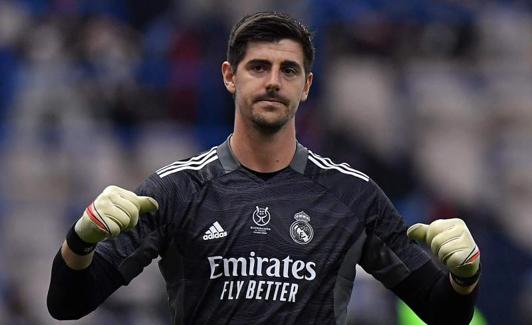 Thibaut Courtois, durante la semifinal ante el Barça. 