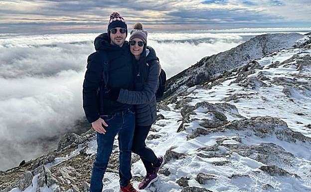 Omid Etemad y su novia, en la Montaña Palentina. 