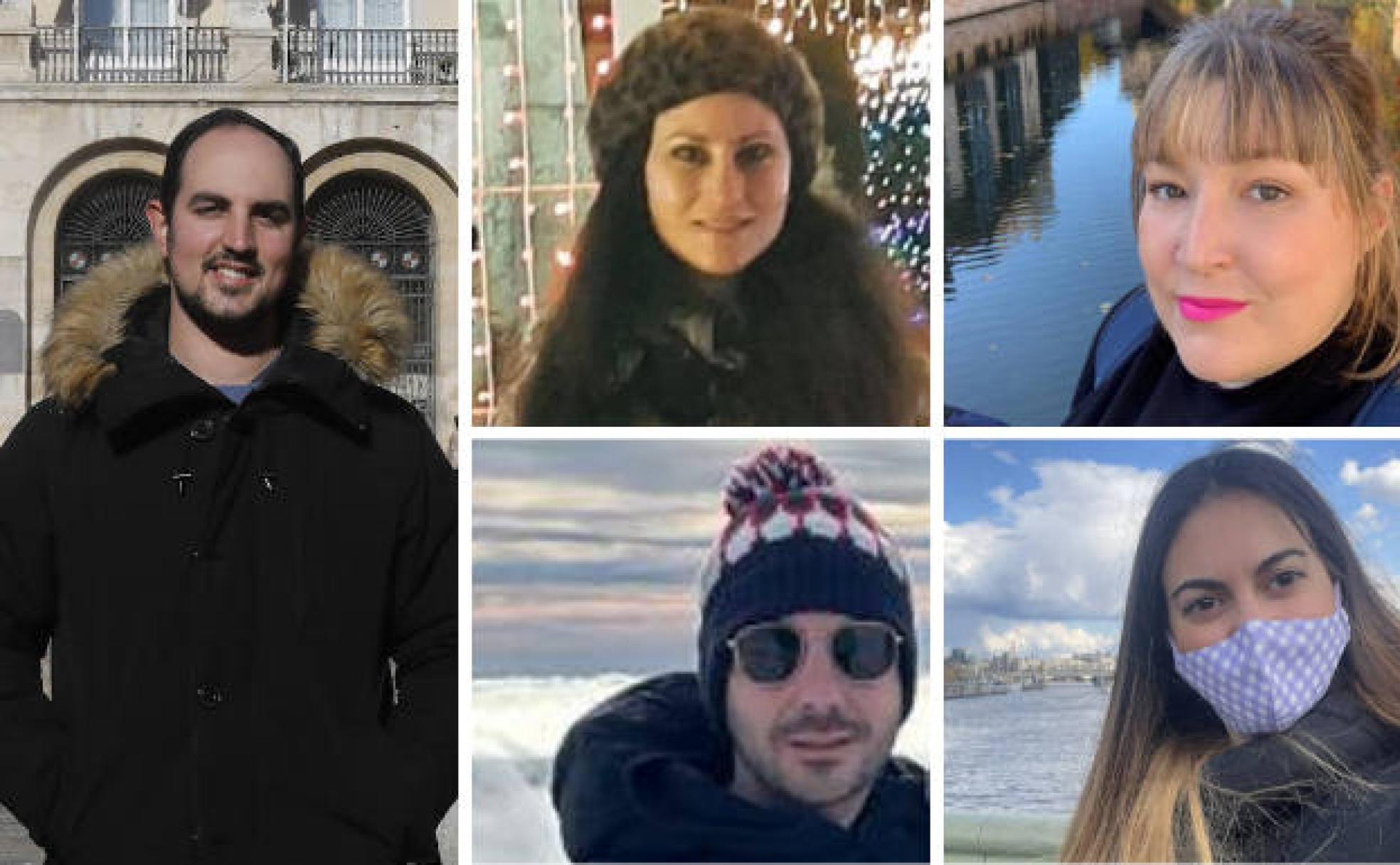 Cinco palentinos relatan cómo están viviendo la pandemia de la covid-19 desde el extranjero. 