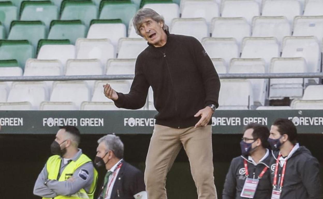 El chileno Manuel Pellegrini, entrenador del Betis. 