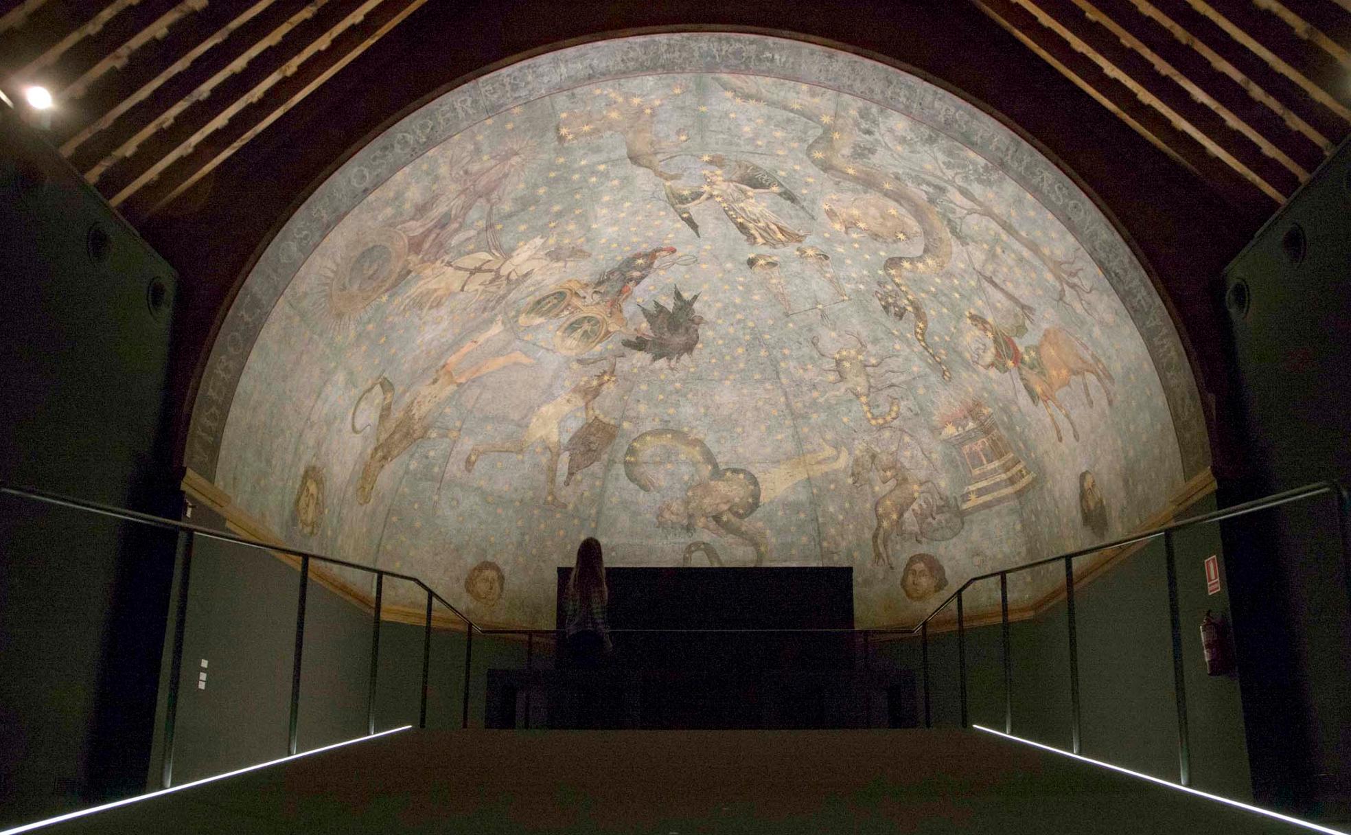 Imagen de la bóveda con el Cielo de Salamanca. 