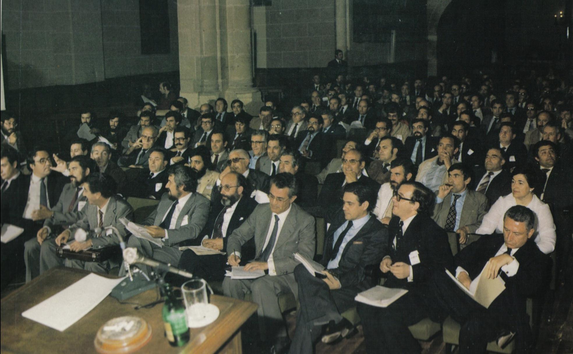 Aprobación del Anteproyecto de Estatuto de Autonomía en la iglesia de la Merced de Soria el 1 de junio de 1981. 