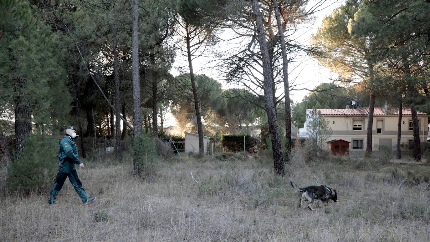 Fotos: Búsqueda con perros de la mujer desaparecida en Traspinedo