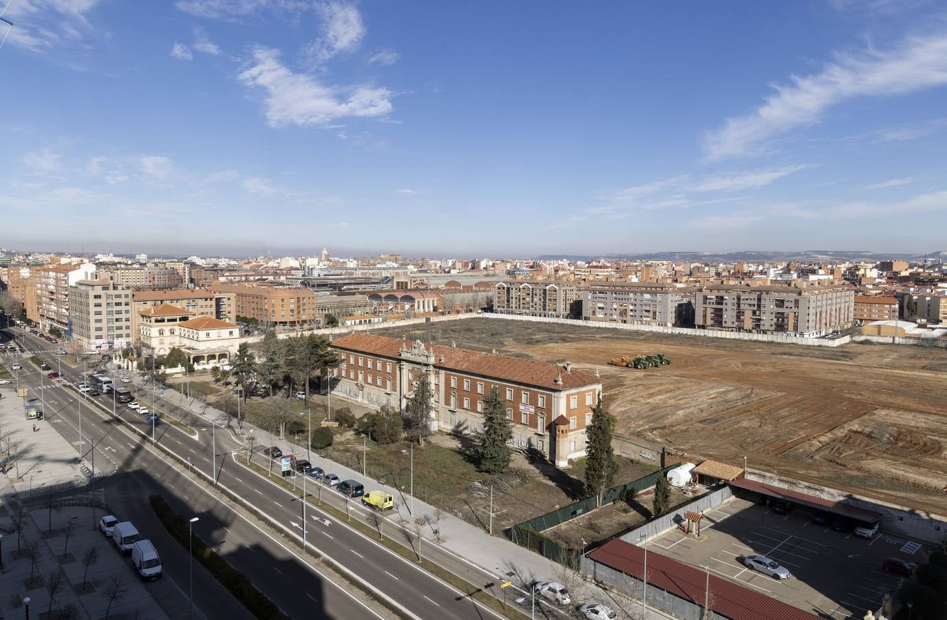 Fotos: Trabajos de urbanización en los terrenos de los cuarteles de Farnesio de Valladolid