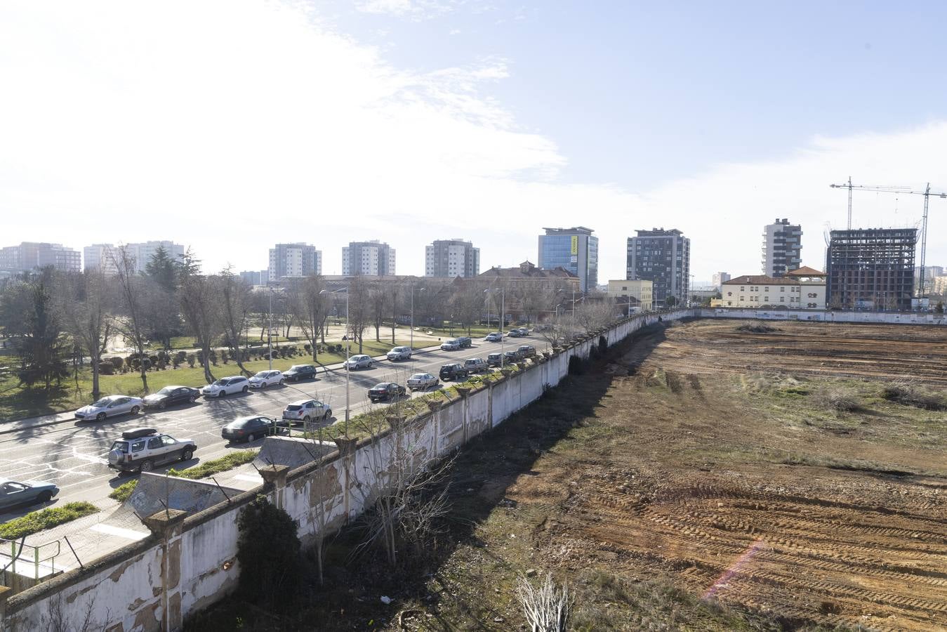 Fotos: Trabajos de urbanización en los terrenos de los cuarteles de Farnesio de Valladolid