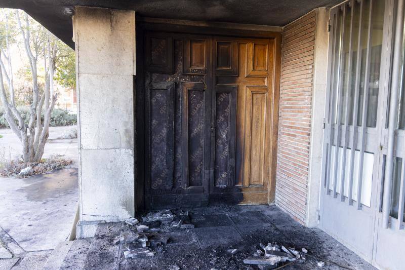 Fotos: Incendio en la iglesia de Nuestra Señora de Fátima, en Valladolid