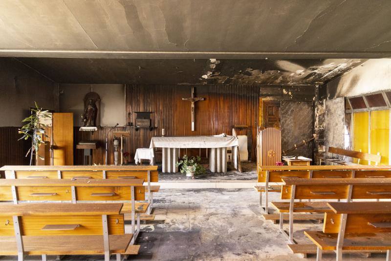 Fotos: Incendio en la iglesia de Nuestra Señora de Fátima, en Valladolid