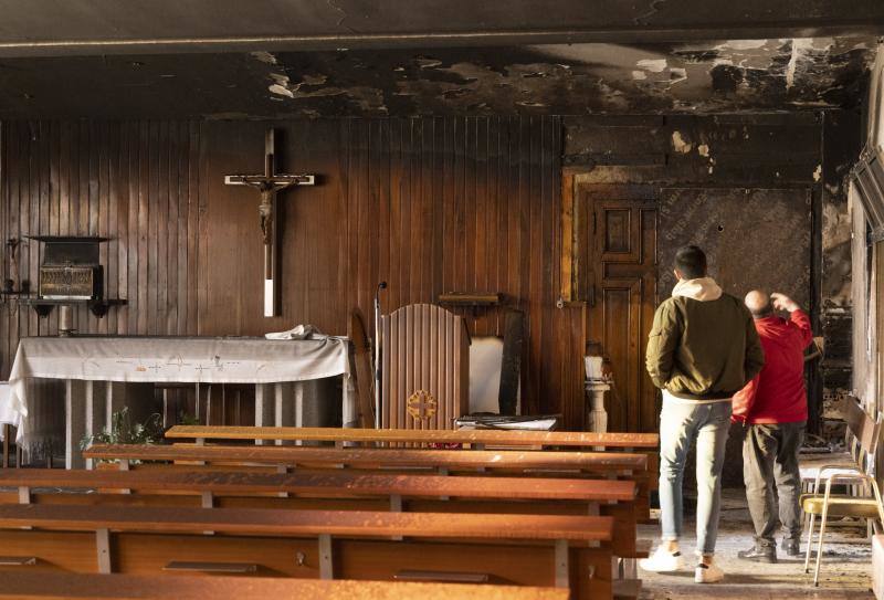 Fotos: Incendio en la iglesia de Nuestra Señora de Fátima, en Valladolid