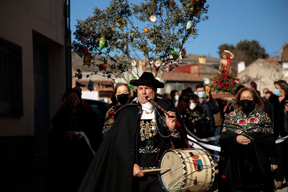 Fiesta patronal de San Sebastián en Sorihuela con procesión, misa y baile