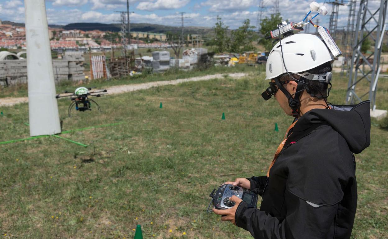 Un dron de Arbórea en Salamanca. 