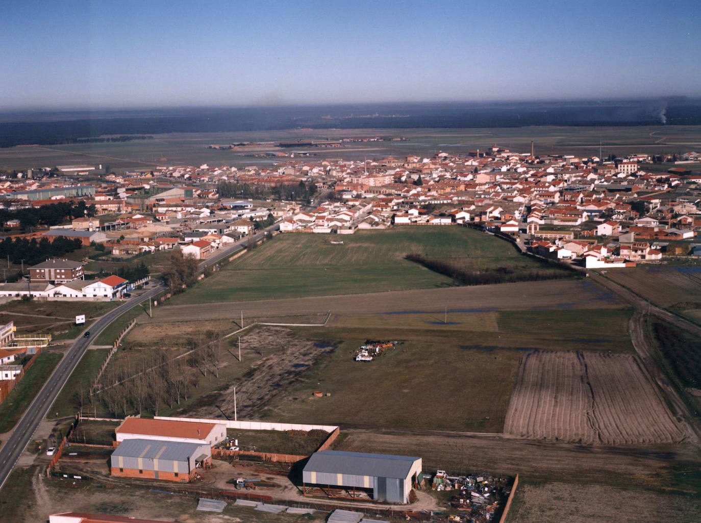 Vista aérea de Nava de la Asunción.