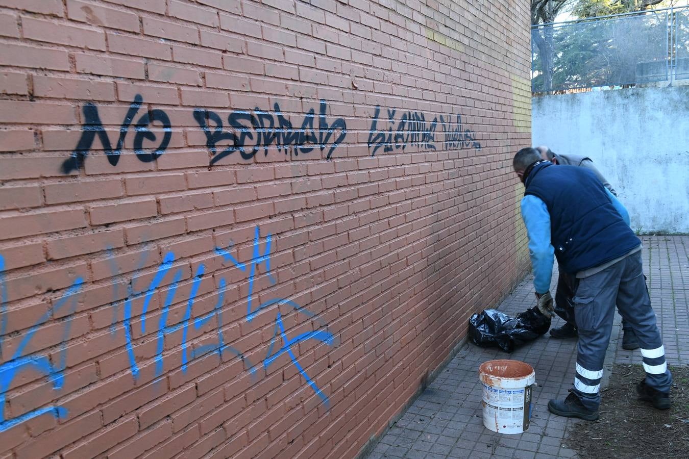 Fotos: Los vándalos se ceban con el colegio Pablo Picasso de Valladolid