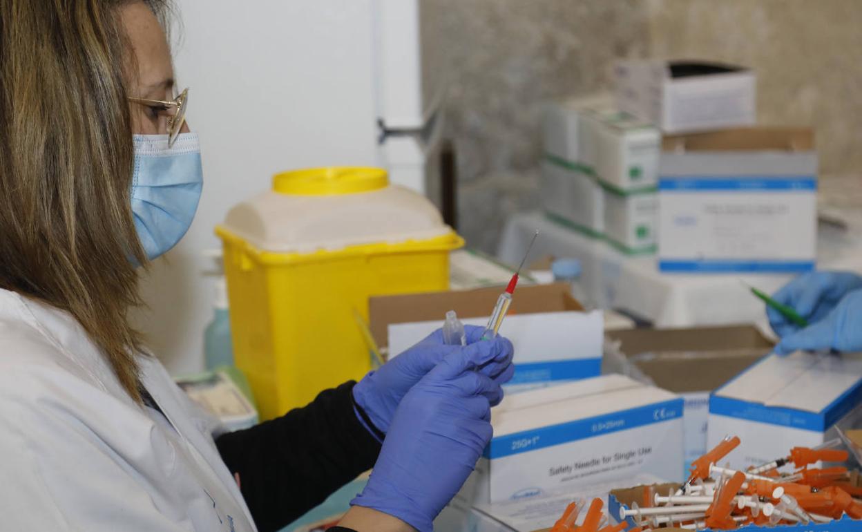 Vacunacion de la tercera dosis en Palencia.