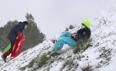 La nieve regaló una jornada de diversión en Palencia