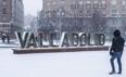 Los vallisoletanos disfrutaron de un día de nieve en la ciudad