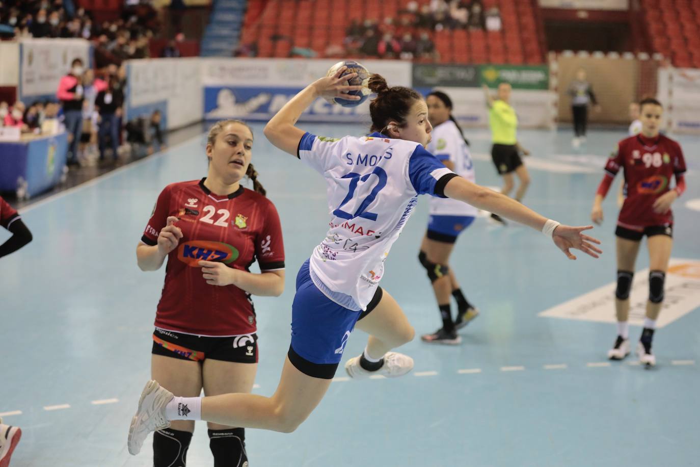 Partido entre el Caja Rural Aula y el Granollers.