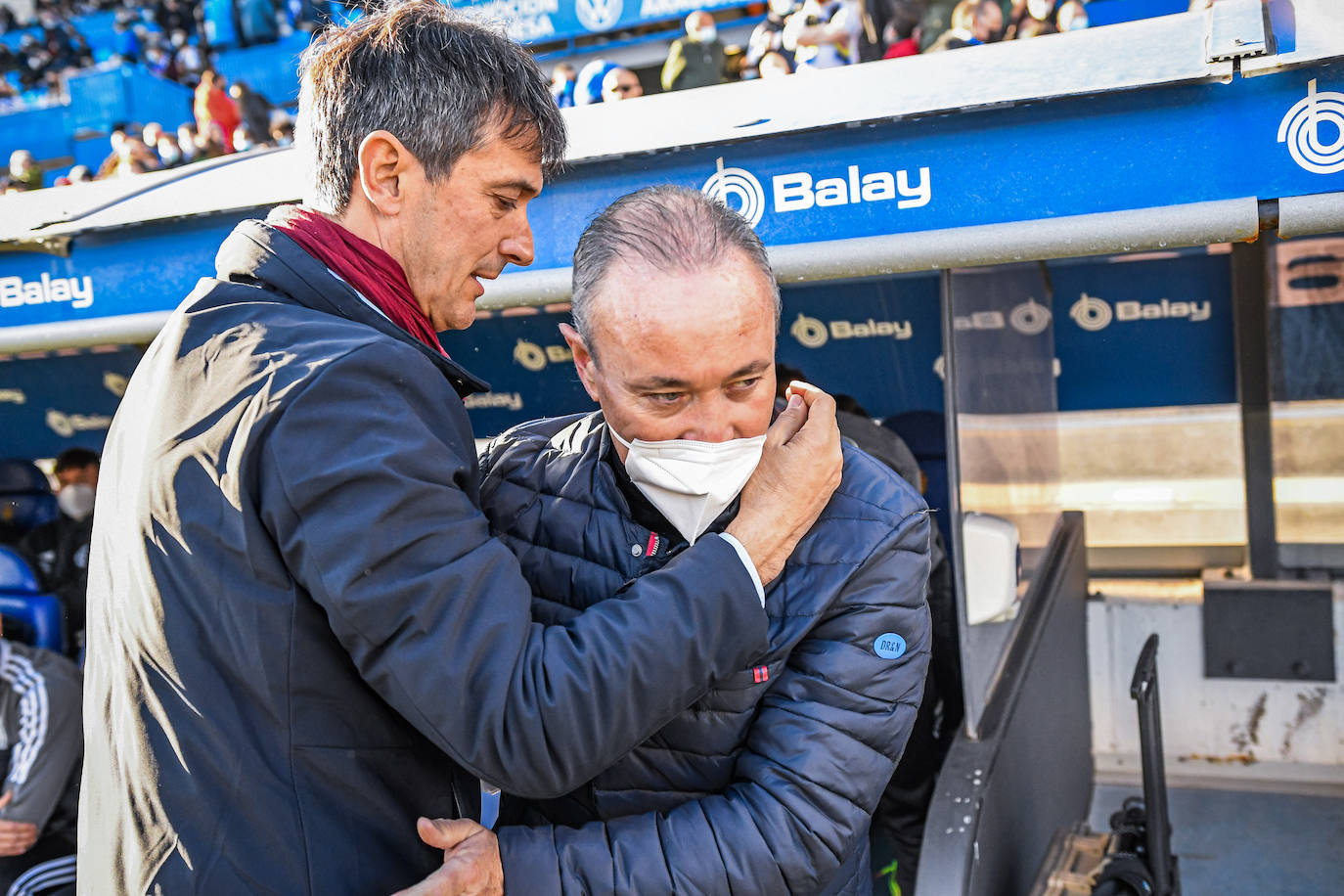 Partido entre el Real Zaragoza y el Real Valladolid, en La Romareda. 
