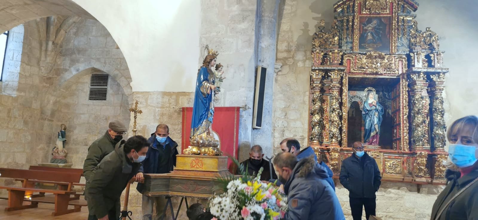 Fotos: Cevico Navero danza a la Virgen de la Paz