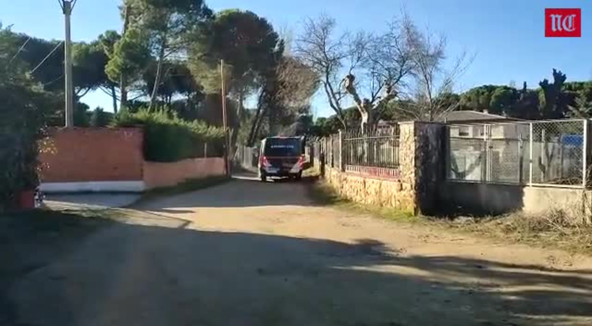 El furgón de la Guardia Civil llega de nuevo a Traspinedo