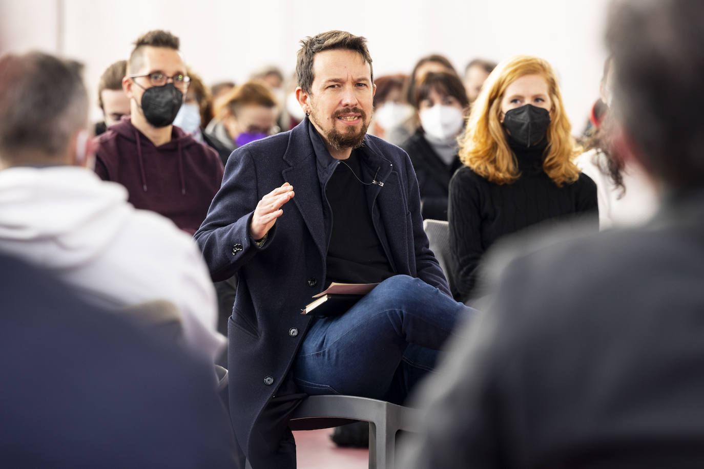 Pablo Iglesias, en Valladolid, en el acto de Unidad Podemos el pasado sábado.