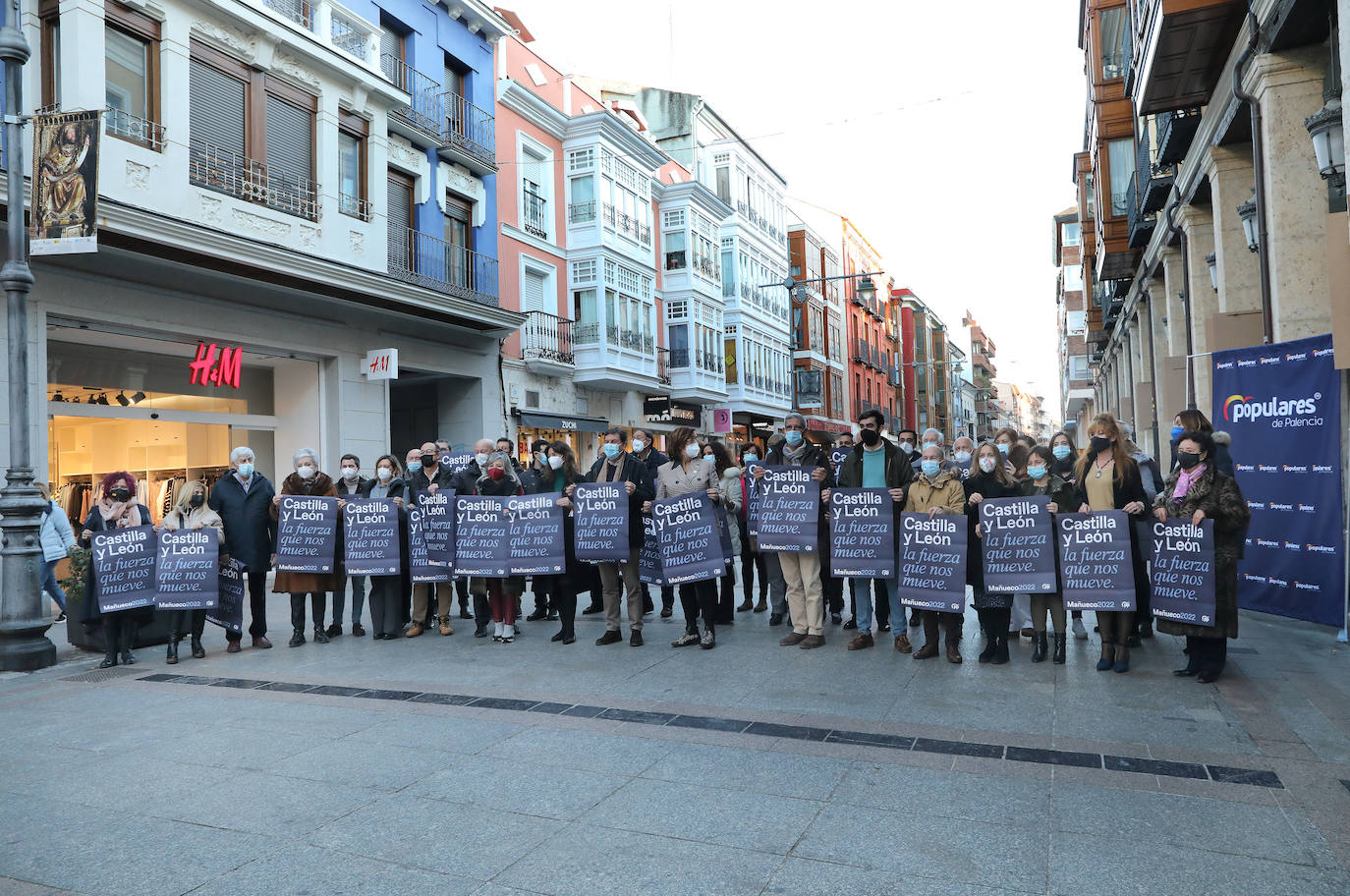 Fotos: Arranque de campaña en Palencia del PSOE y del PP
