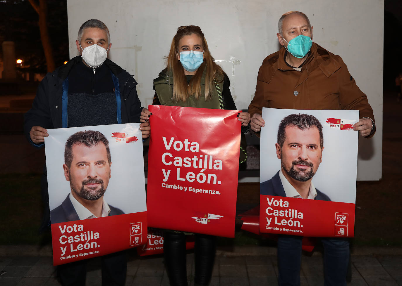 Fotos: Arranque de campaña en Palencia del PSOE y del PP