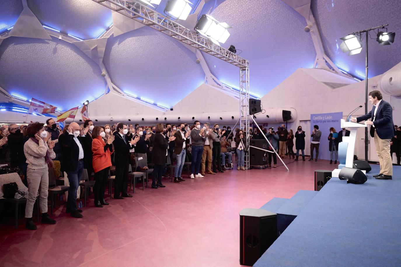 Fotos: Aznar y Mañueco, en Valladolid