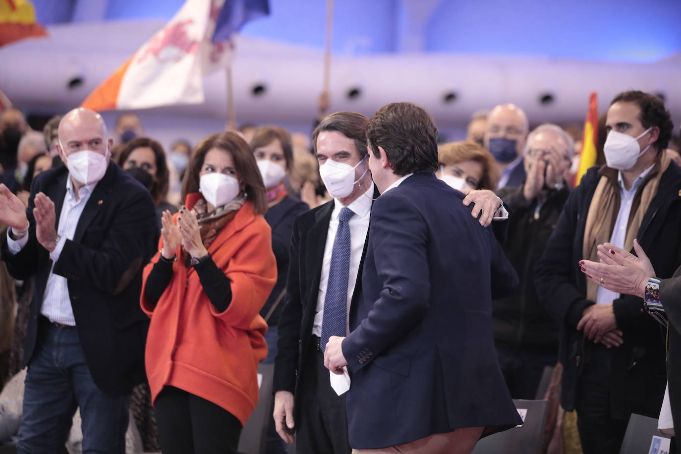 Fotos: Aznar y Mañueco, en Valladolid