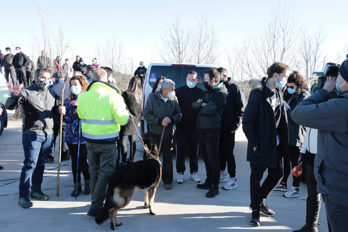 Fotos: Macrobatida en Traspinedo para buscar a Esther López