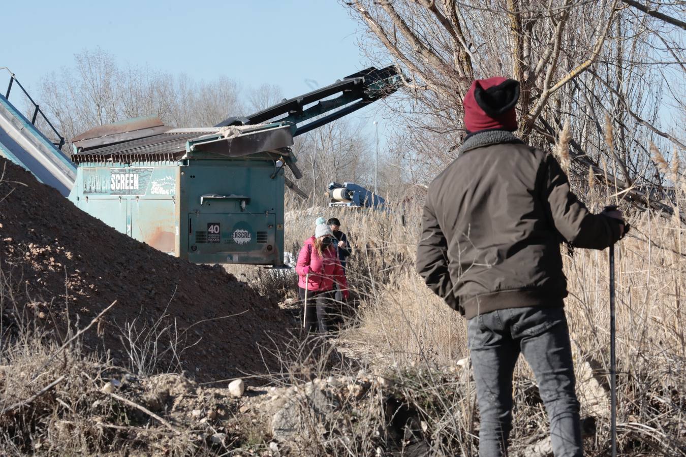 Fotos: Macrobatida en Traspinedo para buscar a Esther López