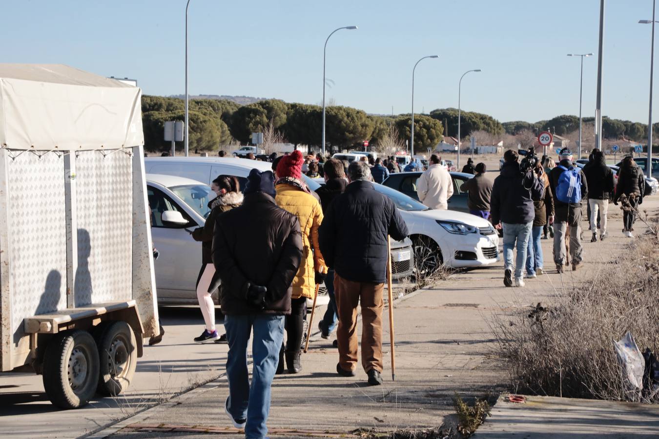 Fotos: Macrobatida en Traspinedo para buscar a Esther López