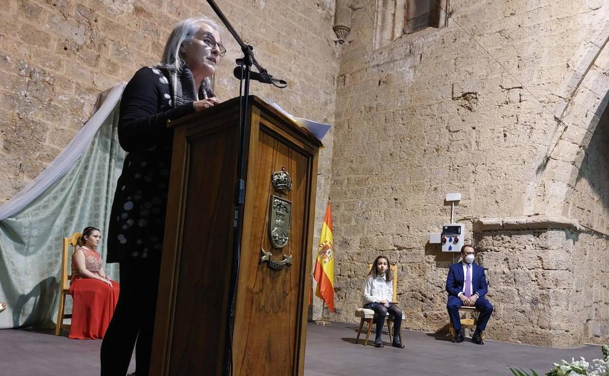 Pregón de las fiestas de las Candelas a cargo de Nuria Valls, este sábado. 