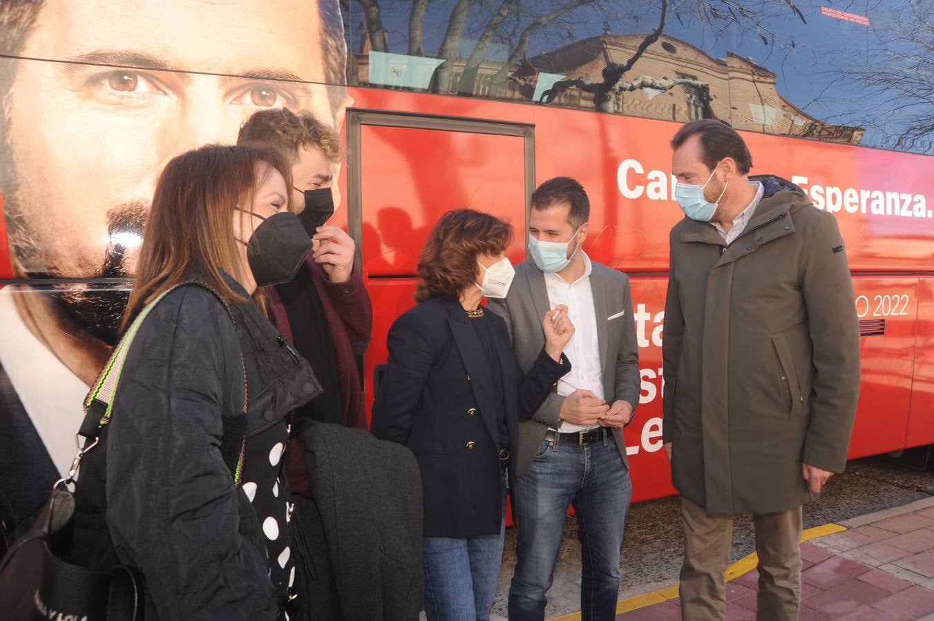 Fotos: Acto político del PSOE en Medina del Campo con Luis Tudanca y Carmen Calvo