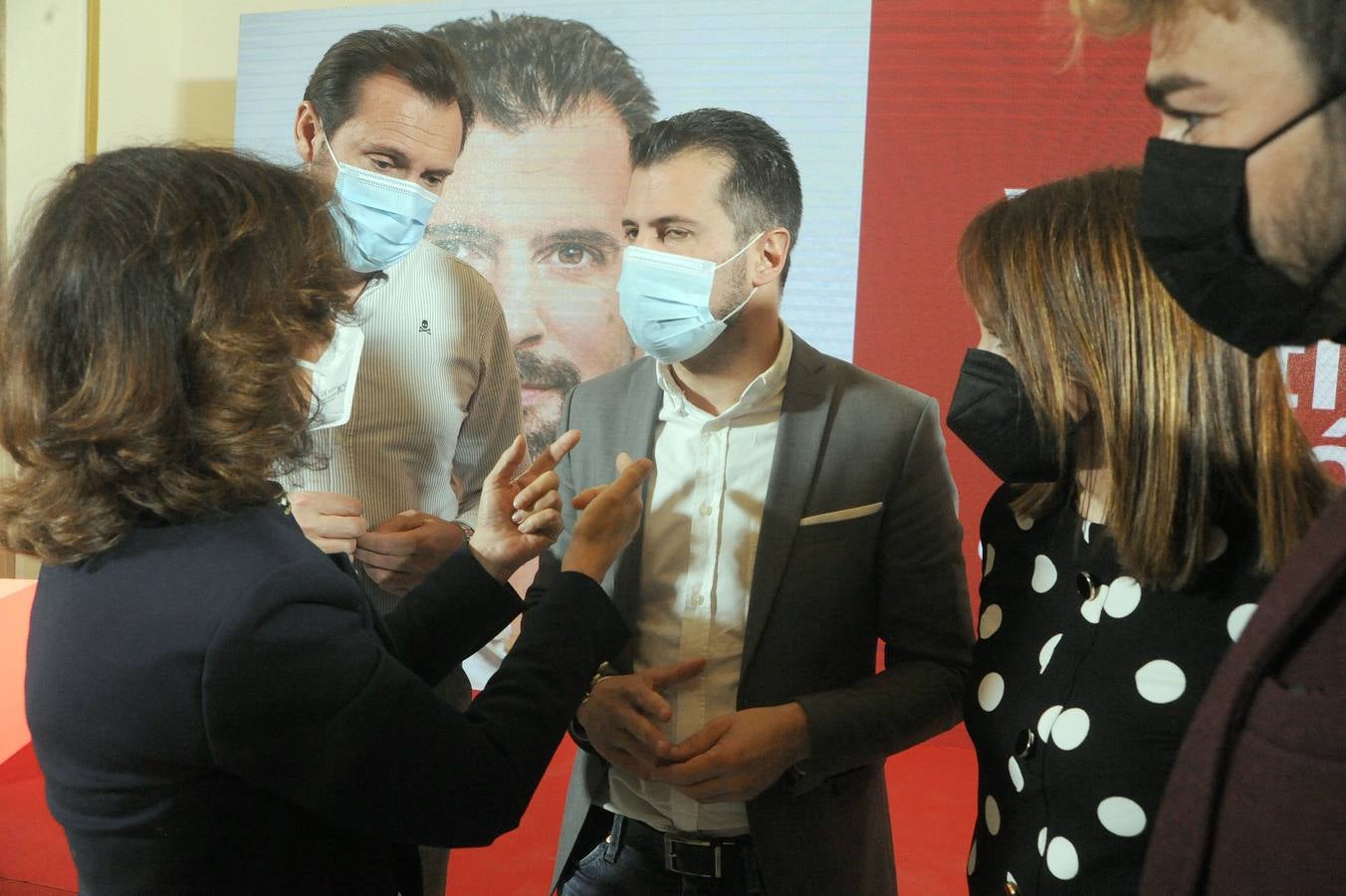 Fotos: Acto político del PSOE en Medina del Campo con Luis Tudanca y Carmen Calvo